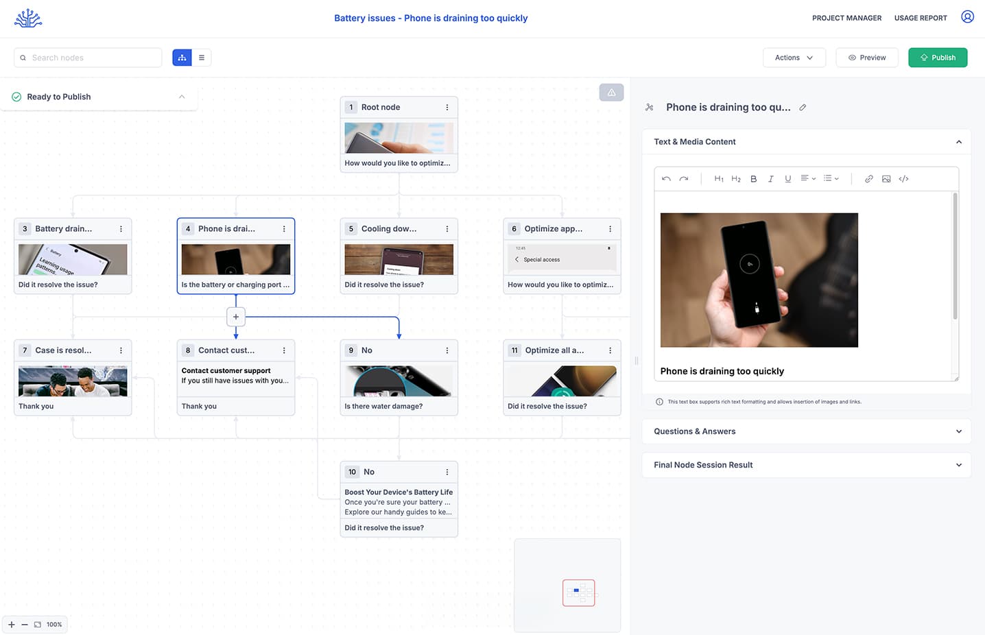 AI Decision Tree Tool product screenshot